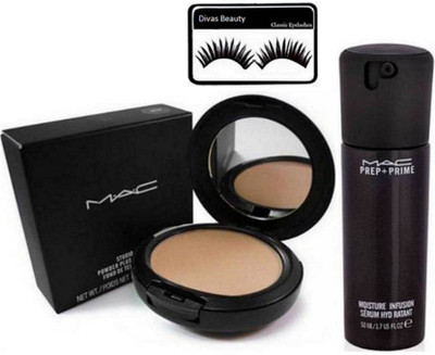 

divas beauty Eyelashes&MAC Moisture Infusion Serum of & MAC Studio Fix Compact(Set of 3)