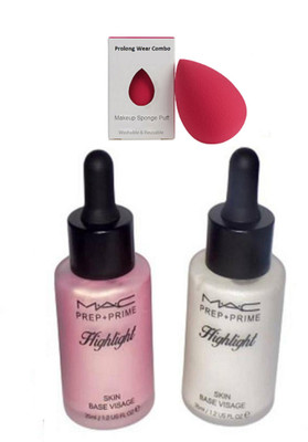 

pro longwear combo Spongy Puff with Prep-Prime Skin Base Highlight (Set of 2)(Set of 3)