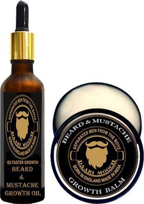 

Daarimooch Beard & Mustache Growth Oil (50ml)(Set of 2)