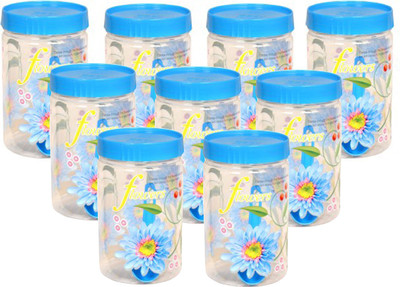 KUBER INDUSTRIES Plastic Grocery Container  - 500 ml(Pack of 9, Blue)
