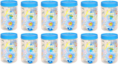 KUBER INDUSTRIES Plastic Grocery Container  - 500 ml(Pack of 12, Blue)
