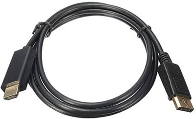 

aplink Display Port DP Display Port to HDMI Cable 1.8m HDMI Cable(Compatible with desktop, laptop, Black)
