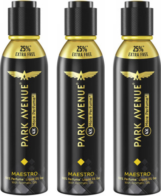 

Park Avenue Maestro Body Spray - For Men(360 ml, Pack of 3)