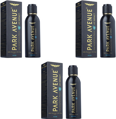 

Park Avenue ICON 4X IMPACT LONG LASTING PREMIUM PERFUME 120 ML Deodorant Spray - For Men & Women(949 ml, Pack of 899)