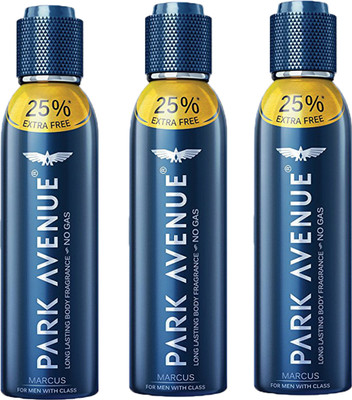 

Park Avenue MARCUS DEODORANT SPRAY 150 ML Deodorant Spray - For Men & Women(150 ml, Pack of 3)