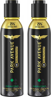 

Park Avenue Gravitas Body Spray - For Men(240 ml, Pack of 2)