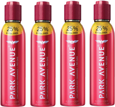 

Park Avenue ALEXANDER DEODORANT SPRAY 150 ML Deodorant Spray - For Men & Women(150 ml, Pack of 3)