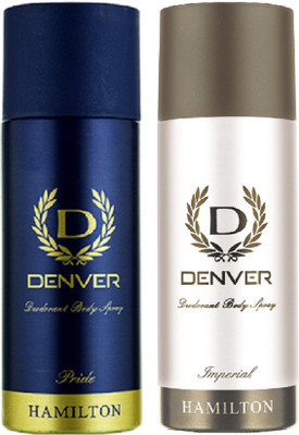 

Denver Pride & Imperial Body Spray - For Men(165 ml, Pack of 2)