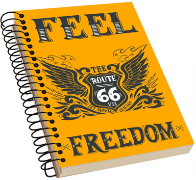 

Clickplick A5 Notebook(Vintage Acrylic Notebook, Multicolor)