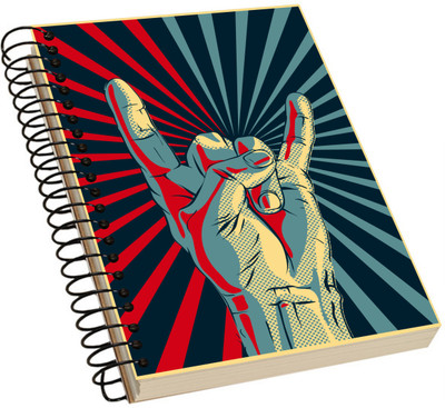 

Clickplick A5 Notebook(Vintage Acrylic Notebook, Multicolor)