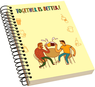 

Her Rang A5 Notebook(Innovative Acrylic Notebook, Multicolor)