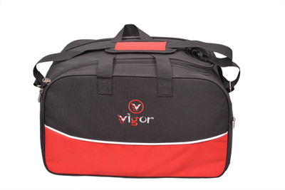

Vigor WHITE LINE Travel Duffel Bag(Black, Red)
