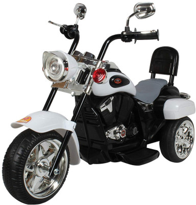 

KIDBEE Avenger Shaped Electric Bike Battery Operated Ride On(White)