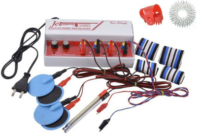 

ACM Acupressure / Acupuncture Stimulator 4 Channels Muscle Stimulator Electrotherapy Device (TENS) muscle stimulator Electrotherapy Device with thumb and ring muscle stimulater Electrotherapy Electrotherapy Electrotherapy Device(2009 216 2000)
