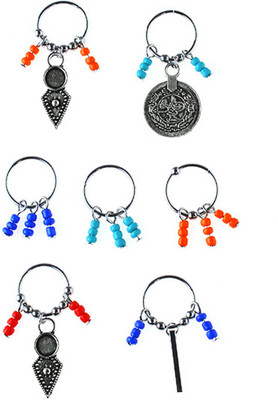 

Young & Forever Tribal Muse Attractive Turkish Design Oxidized Silver Plated Designer Hair Accessories Hair Accessory Set(Silver, Multicolor)