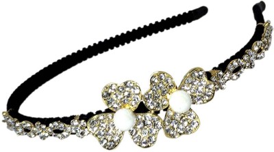 New Arihant Traders New Arihant Traders- Princes Crown/Head band with stone for Women/Girls/Kids Head Band(Silver, Gold)