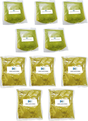 

DGE Natural Indigo Powder 5 X 100 Grams and Henna Powder 5 X 100 Grams Pack Hair Color(BLACK)
