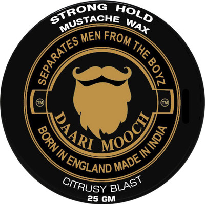 

Daarimooch CITRUSY BLAST (25gm) strong hold mustache wax Beard Cream(25 g)