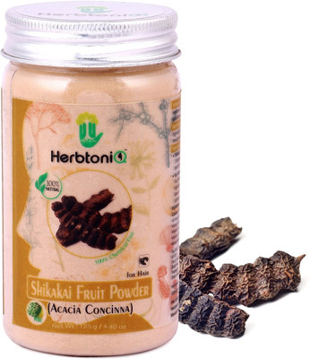 

HerbtoniQ 100% Natural Shikakai Fruit Powder For Hair Pack (Acacia Concinna)(125 g)