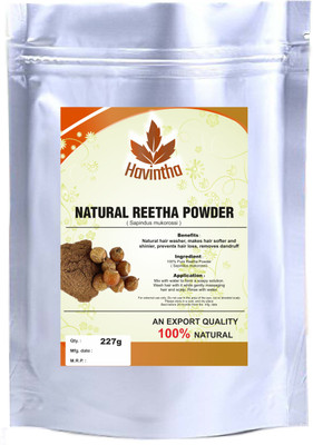 Havintha Natural Aritha (Reetha) Powder/Soap Nut Powder for hair(227 g)