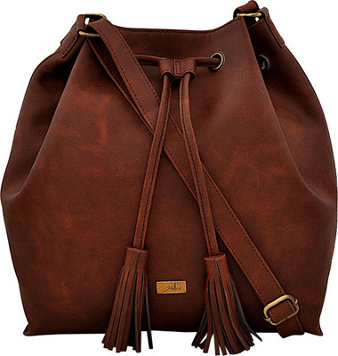 

Yelloe Hand-held Bag(Tan)
