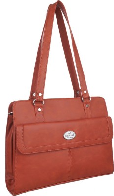 Harvest Handbags 9014 Orange Ladies Shoulder Bags, 200 Gm, Size: 36 X 30 X  12.5 cm