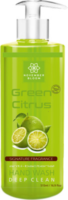 

November Bloom Green Citrus Hand Wash Bottle ( Large 515 ml)(515 ml, Bottle)