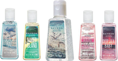 

Rayron Combo Set of Hand Sanitizer Set of 5 (RC30ml + DSB30ml + VM50ml + NI30ml + BB30ml)(170 ml, Bottle, Pack of 5)
