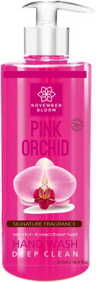 November Bloom Pink Orchid Hand Wash Bottle ( Large 515 ml)(515 ml, Bottle)