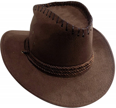 BOXO fedora hat(Brown, Pack of 1)
