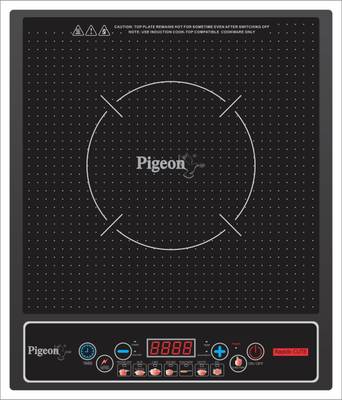 Pigeon Rapido Cute Induction Cooktop  (Black, Push Button)