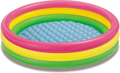 

S.R BROTHERS baby bath tub Inflatable Sofa cum bed(Multicolor)
