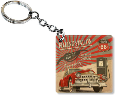 Clickplick Filling Station Design Key Chain