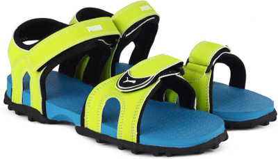 

Puma Boys & Girls Velcro Sports Sandals(Yellow, Limepunch-puma black