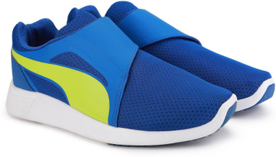 

Puma Boys & Girls Velcro Running Shoes(Blue, Lapis blue-nrgy yellow