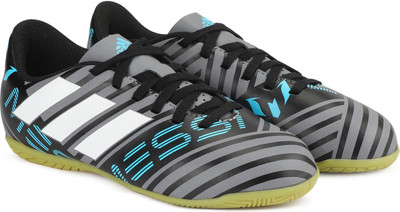 

ADIDAS Boys Lace Football Shoes(Multicolor, Grey/ftwwht/cblack