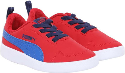 

Puma Boys & Girls Lace Sneakers(Red, Toreador-lapis blue