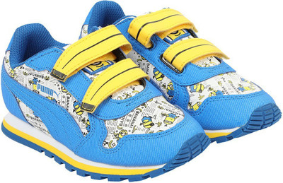 

Puma Boys & Girls Velcro Sneakers(White, Puma white minion yellow