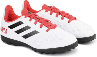 

ADIDAS Boys Lace Football Shoes(Multicolor, Ftwwht/cblack/reacor