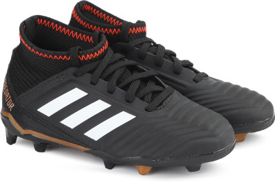 

ADIDAS Boys Lace Football Shoes(Black, Cblack/ftwwht/solred