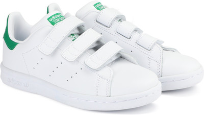 

ADIDAS ORIGINALS Boys & Girls Velcro Sneakers(White, Ftwwht/ftwwht/green