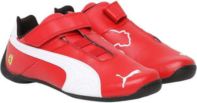 

Puma Boys & Girls Velcro Sneakers(Red, Rosso corsa-white