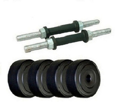 

YUKI Weight Plates 8 Kg. + Dumbell Rods (ADJUSTABLE DUMBELLS) Gym & Fitness Kit