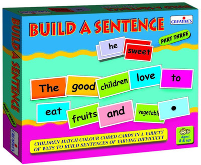 

Tingoking Creative Educational Aids 0940 Build a Sentence - III(Multicolor)