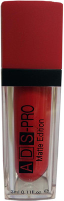 

ADS Pro Matte Edition Mini Lipgloss Shade, PoppyRed-413(3 ml, Red)
