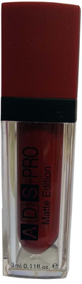 

ADS Pro Matte Edition Mini Lipgloss Shade, ChromeRed-421(3 ml, Red)