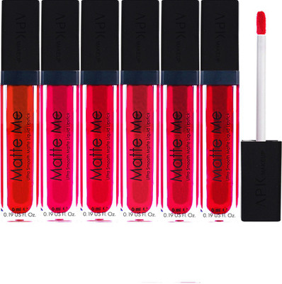 

APK Ultra Smooth Lipstick PK18B Pack of 6(Multicolor, 6 ml)