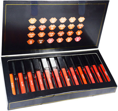 

APK Kissproof Lipstick PK36-A Pack of 12(Multicolor, 6 ml)