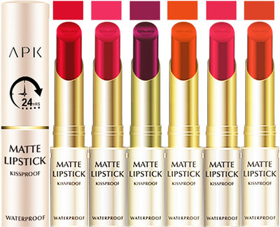 

APK Kissproof Lipstick PK48A(Multicolor, 3.8 g)
