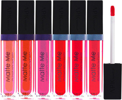 

APK Ultra Smooth Lipstick PK18C Pack of 6(Multicolor, 6 ml)